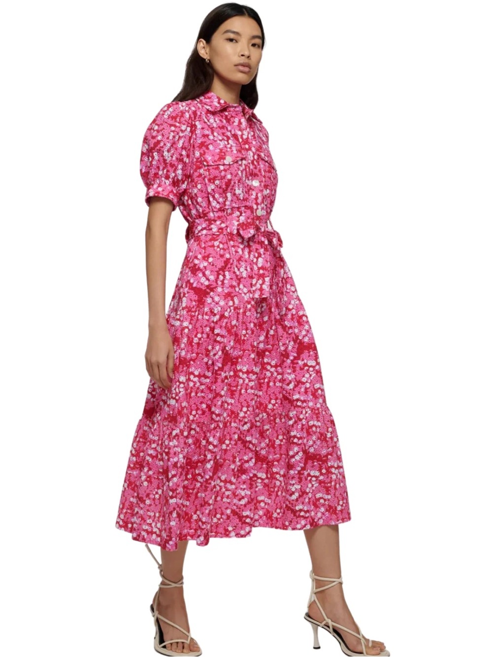Crosby Derek Lam Pink Buffy Utility Dress like new